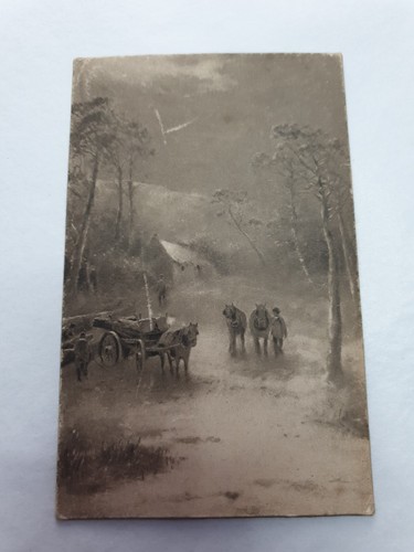 Vintage postcard christmas - vintage,
