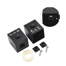 Premium Black Thermostatic Handle Knob for Bathtub Faucet or Shower Valve