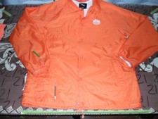 XL Authentic Vans “Off The Wall” Since 1966 Damaged Orange Windbreaker