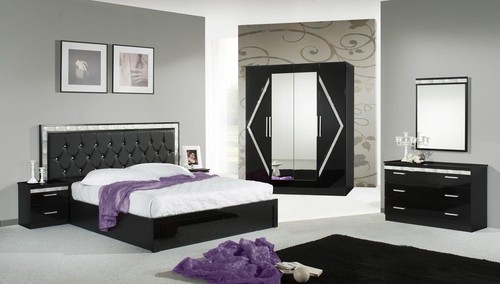 Camilla italian bedroom set - italian,