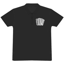 'Piano Accordion' Adult Polo