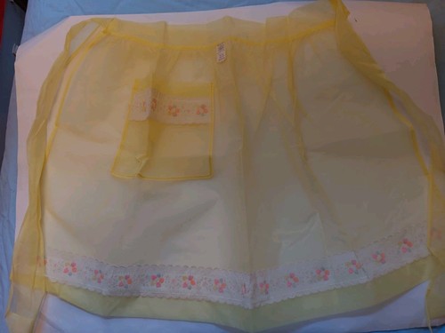 Nos vintage yellow - yellow, sheer