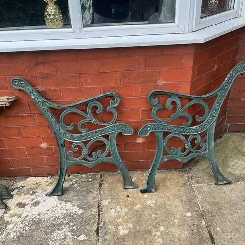 Antique cast iron garden - antique,