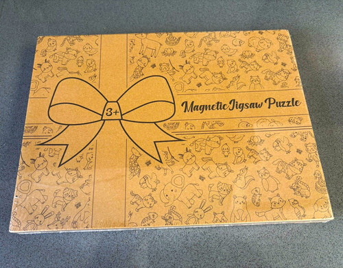 Magnetic wooden animals - animals, jigsaw
