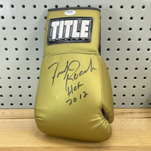 Freddie roach signed gold - freddie,