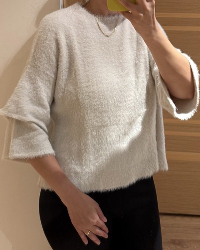 Mango alpaca wool knit - mango, crew