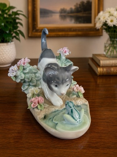 Lladro 1442 retired playful - lladro,