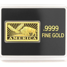 .9999 Pure Gold Bar Buffalo