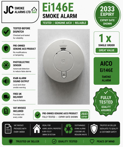 Aico ei146e optical smoke - aico, 9v