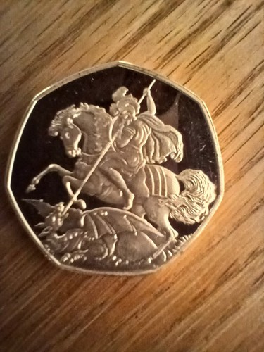 George and dragon 50p - and,