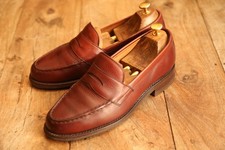 Joseph Cheaney Howard Brown Penny Loafers Shoes Mens UK 8 F EU 42 US 9