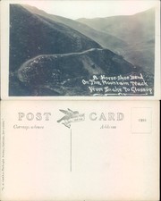 Mountain track from Snake to Glossop LL Baker Landscapes Roadside America Real