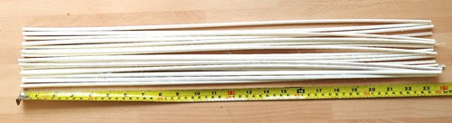 Stripped peacock quills - peacock,