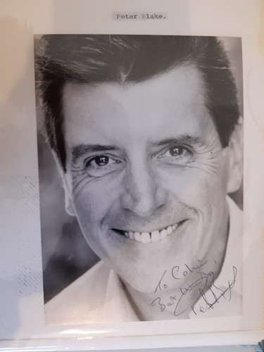 Peter blake signed photo - peter,