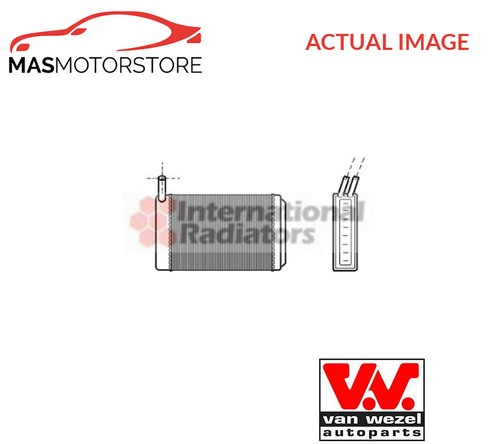 Heater radiator exchanger lhd - heater,