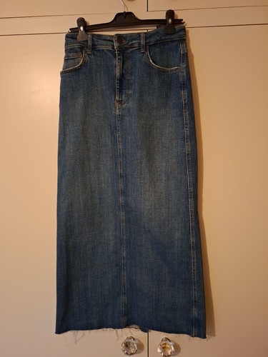 Zara denim maxi - maxi, m