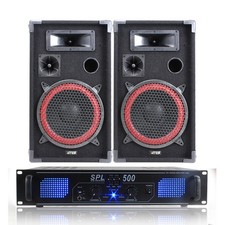 Max inch red speakers - 2x,