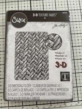 Sizzix - 3-D Texture Fades Embossing Folder by Tim Holtz - Intertwined