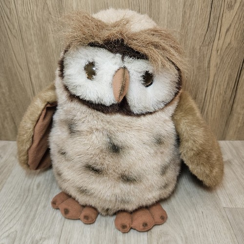 Owl bird brown fabric weighted - bird,