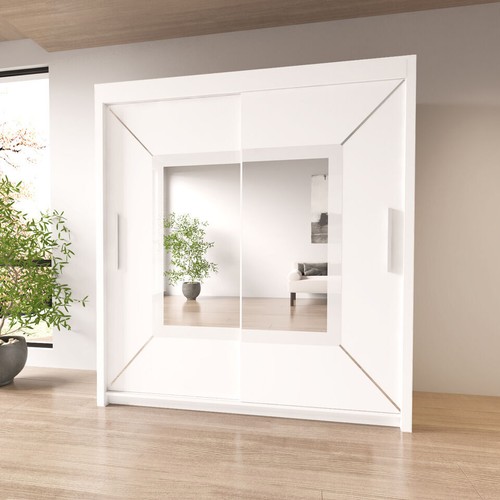 Modern double sliding door - double,