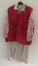 BNIB Movitex Claire Neuville Ladies Size 20-24 Grey And Wine Lounge Set