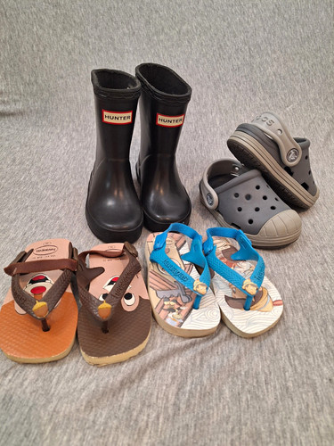 Kids sandals and boots bundle
