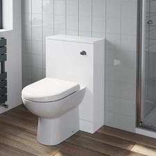 Bathroom Furniture Basin Vanity Toilet WC Unit Tall Cabinet White Grey Oak