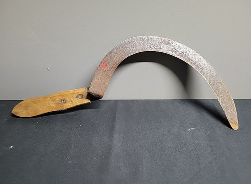 Vintage hand scythe sickle - vintage,
