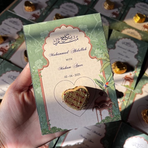 Wedding favour cards - cards, with