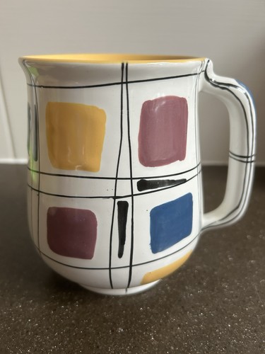 Deruta italian pottery mug - deruta,