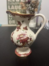 VINTAGE MASONS IRONSTONE RED MANDALAY JUG IN GOOD CONDITION 4 1/2 INCHES TALL