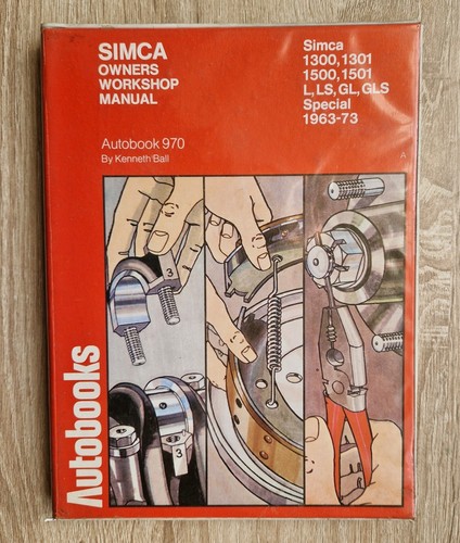 Simca owners workshop manual - simca,