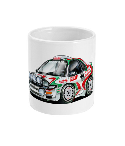 Celica rally car ceramic - ceramic, mug