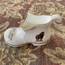 Vintage Collectable Decorative China Boot Shirehorse Centre