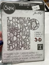 Sizzix Tim Holtz Embossing Folder Cobblestone Textured Impressions