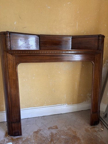 1920s wooden fireplace with - 1920s,