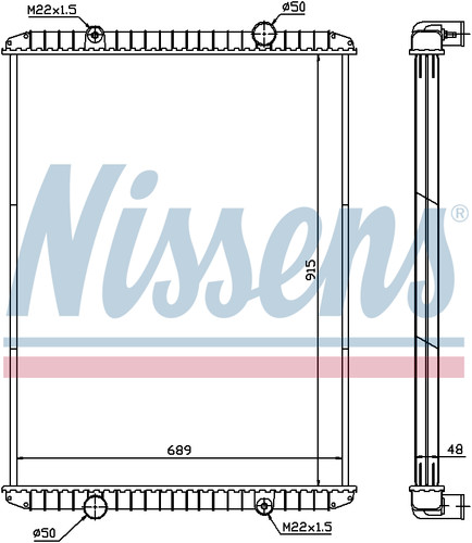 Nissens engine coolant - engine,