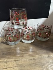 Don Julio Artist Collection Lowball Cocktail Glasses  By Claudio Limon Set 4