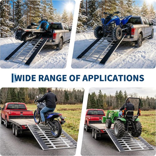 Aluminum loading ramp - loading, tri-fold