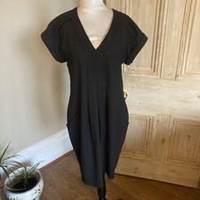 LAURA ASHLEY BLACK DRESS SIZE