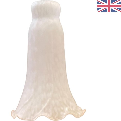 Elegant white lily glass shade - elegant,