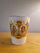 1937 Coronation of King George VI Beaker Cup Norville Ware England.