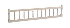 Dolls House Balustrade White Wooden Indoor or Outdoor Miniature 1:12th Scale