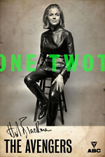 THE AVENGERS HONOR BLACKMAN  RETRO PRE-PRINT SIGNED AUTOGRAPH 7½ x 5"