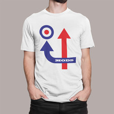 MOD TARGET LOGO ARROWS T SHIRT SCOOTER BOYS SKA CASUAL QUADROPHENIA ADULTS KIDS