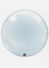 24" Qualatex Clear Deco Bubble Balloon - Floats 10 - 14 Days
