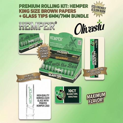 Hemper king size brown papers - hemper,