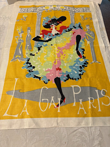 Vintage tea towel made - tea,