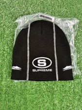 Supreme FW25 Racing Panel Beanie Black Brand New Sealed ✅ Fast Ship 🚚