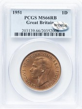 UK - 1951 George VI Penny -